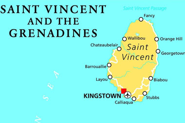 Chuyển phát nhanh quốc tế đi Saint Vincent và Grenadines