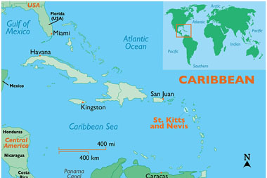 Chuyển phát nhanh quốc tế đi Saint Kitts và Nevis