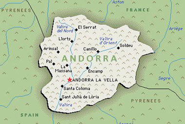 Chuyển phát nhanh quốc tế đi Andorra