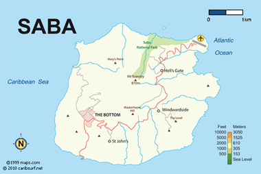 Chuyển phát nhanh quốc tế đi Saba
