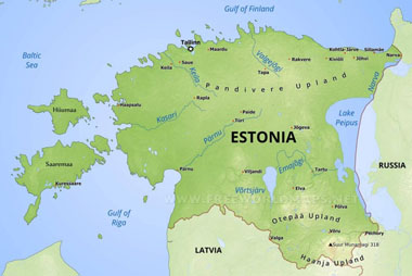 Chuyển phát nhanh quốc tế đi Estonia