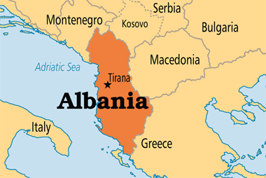 Chuyển phát nhanh quốc tế đi Albania