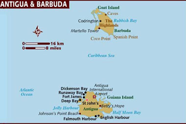 Chuyển phát nhanh quốc tế đi Antigua và Barbuda