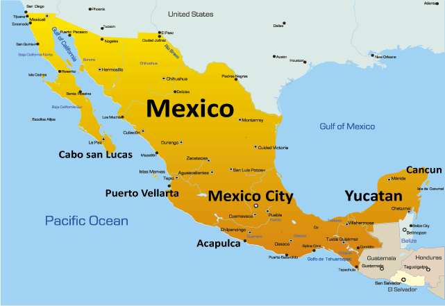 Chuyển phát nhanh quốc tế đi Mexico