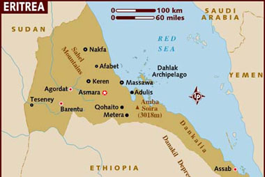 Chuyển phát nhanh quốc tế đi Eritrea