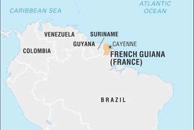 Chuyển phát nhanh quốc tế đi Guiana thuộc Pháp