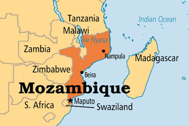 Chuyển phát nhanh quốc tế đi Mozambique