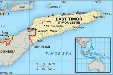 Chuyển phát nhanh quốc tế đi Đông Timor
