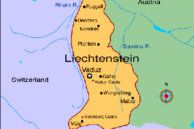 Chuyển phát nhanh quốc tế đi Liechtenstein