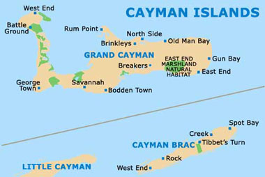 Chuyển phát nhanh quốc tế đi Quần đảo Cayman