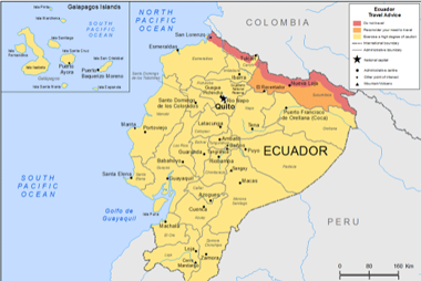 Chuyển phát nhanh quốc tế đi Ecuador