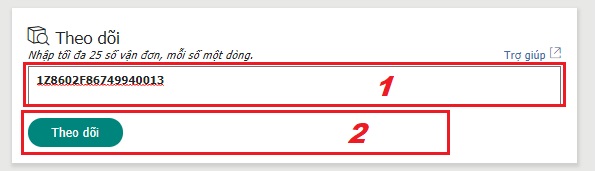 Tracking Number Ups Express