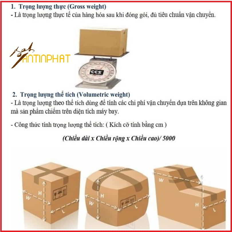 Khi gửi hàng đi Mỹ bắt buộc cân đo so sánh phần anfo lớn bị tính cước Khi gửi hàng đi Mỹ bắt buộc cân đo so sánh phần anfo lớn bị tính cước